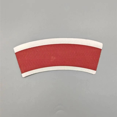 Food Grade Double Side PE Coated Paper Cup Fan For Hot Cups Good Compression