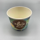 Flexographic 500ml Biodegradable Paper Bowls Virgin Wood Pulp