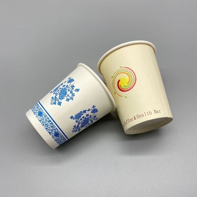 100ml 80ml Recyclable Paper Cups Biodegradable Paper Cups For Cold Drinks