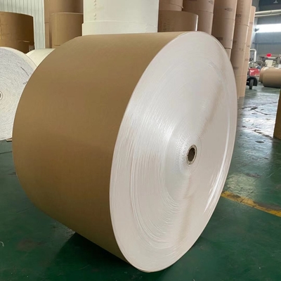 White/Brown PE Coated Kraft Paper Sheets Heat Resistant Up To 120.C