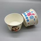 Offset And Flexo Biodegradable Paper Bowls Double Wall PE Coated