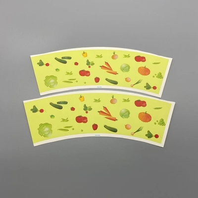 Waterproof Paper Tea Cup fan Raw Material Flexographic