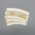 Water Resistance 135gsm Paper Cup Fan Printed PE Coated