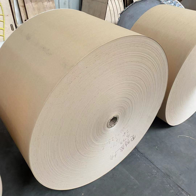 Heat Resistant Wood Pulp PE Coated Kraft Paper 150-350gsm Glossy Matte Finish Flexo Printing