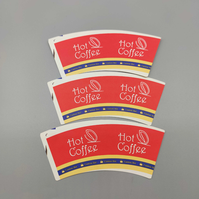 Smooth Surface Paper Cup Fan  Single Side PE Coated Paper Cup  For Custom Size