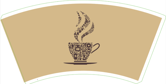 Virgin Pulp Style Paper Cup Fans Chemical Pulp Disposable Cups for Hot and Cold Beverages