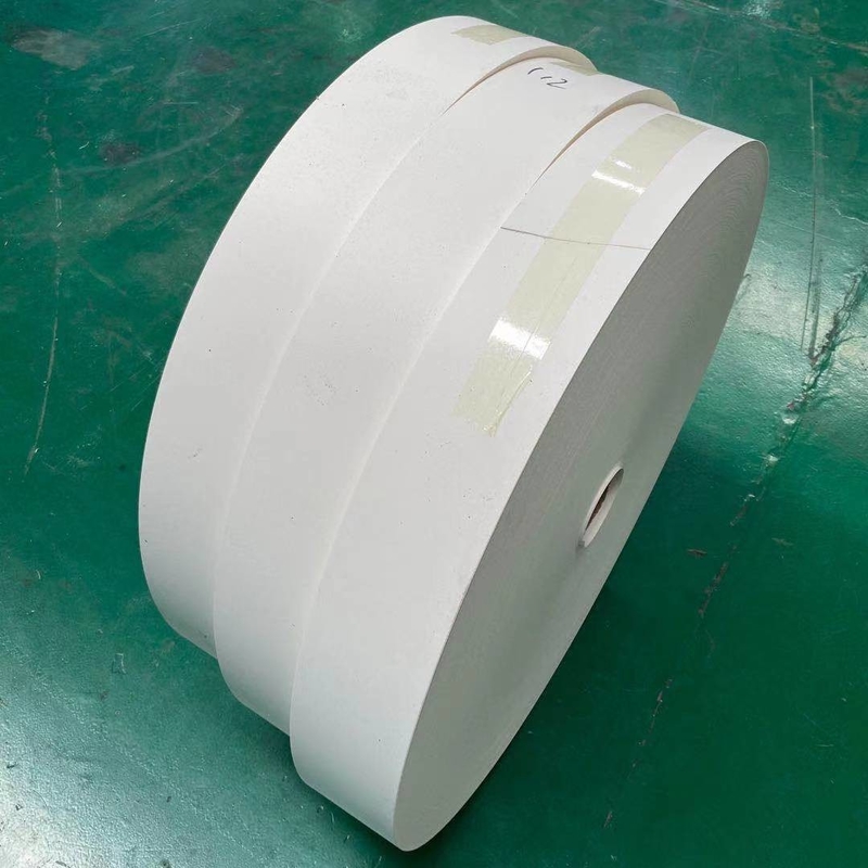 High Bulk Paper Cup Bottom Roll PE Protective Film Virgin Wood Pulp
