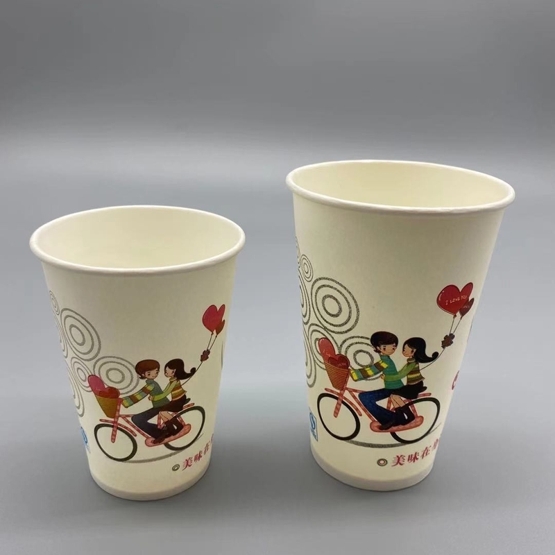 16 Ounce PE Recyclable Paper Cups Eco 16 Oz Ice Cream Cup