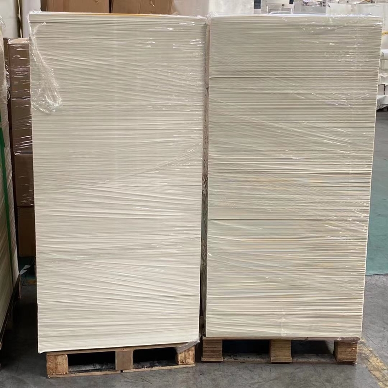 Offset Printed PE Coated Cupstock Paper 190g Wood Pulp Raw Material