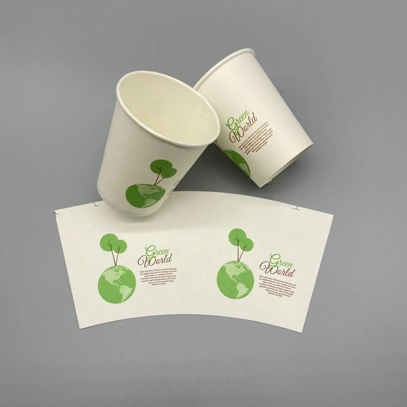 PE 12 Oz Paper Coffee Cup Flexographic Hot Chocolate Paper Cups