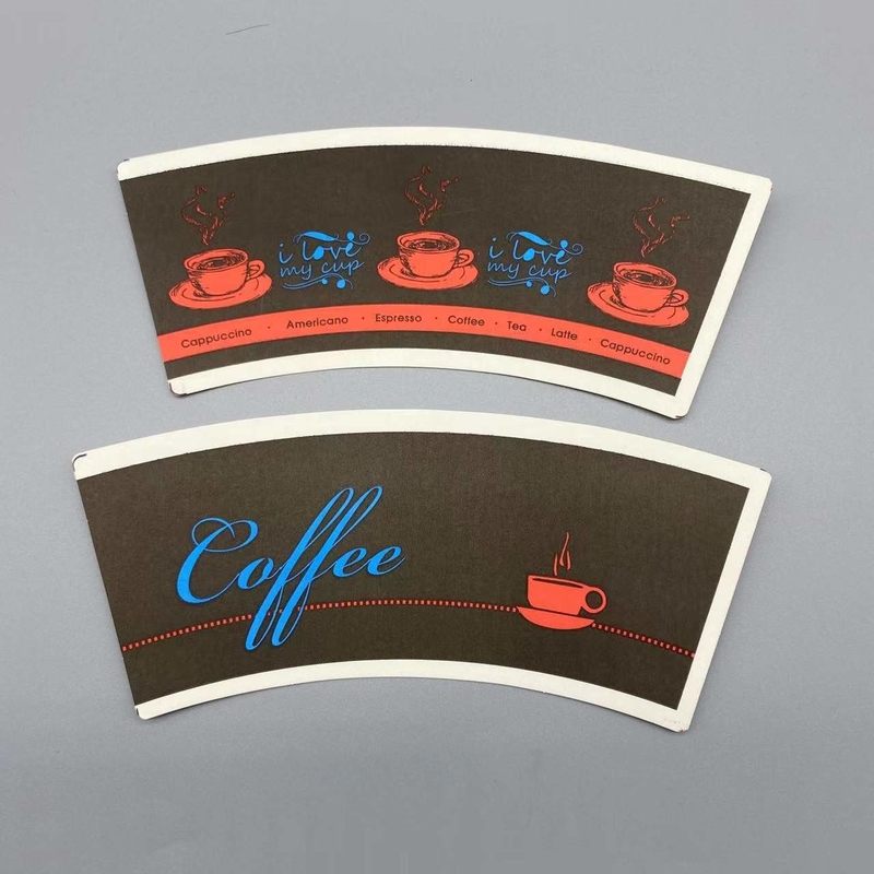 FDA Double Sided Cup Stock Paper 26oz Smooth Surface Custom Logo Printed